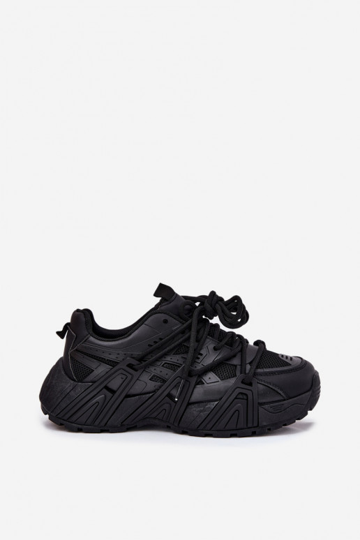 Scarpe modello sneakers Femminile Z PodAójnym Allacciaturam colore nero Onivetta Scarpe modello sneakers Femminile Z PodAójnym Allacciaturam colore nero Onivetta