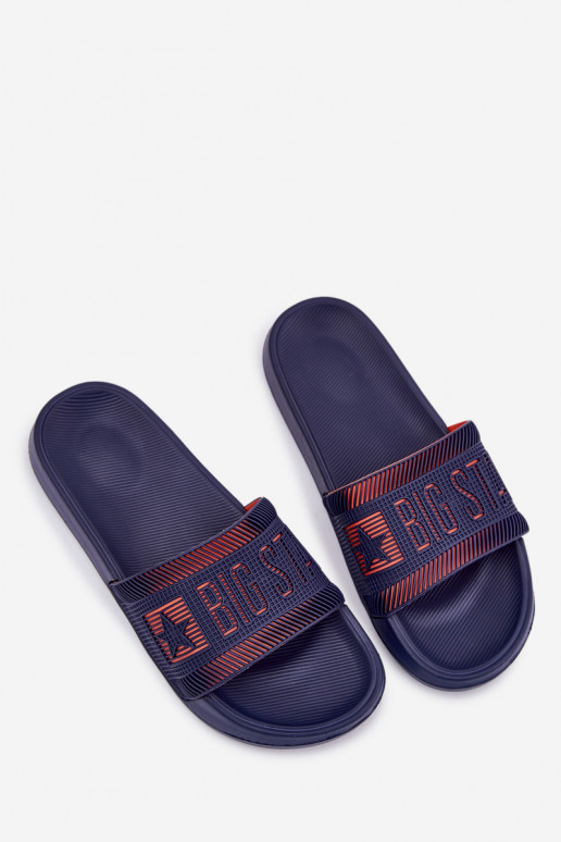 Deveschio Pantofole Big Star RR174A052 blu scuro