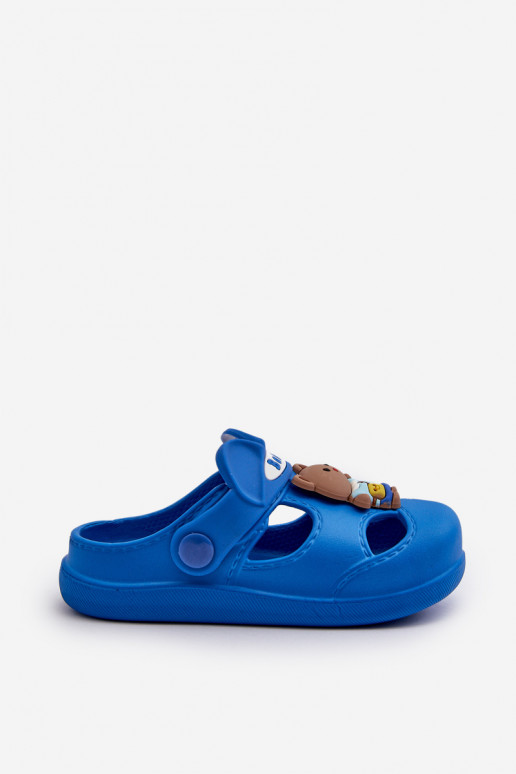 Pantofole Infantile Pantofole leggere con ornamenti colore blu Opleja Pantofole Infantile Pantofole leggere con ornamenti colore blu Opleja