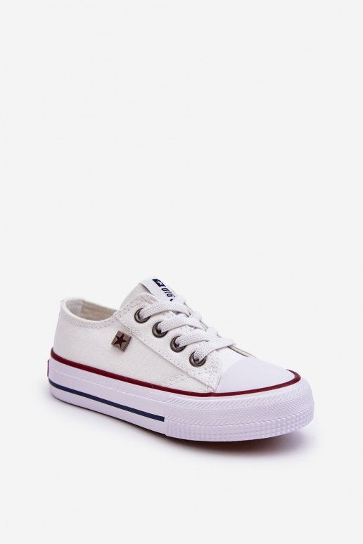 Scarpe per il tempo libero da bambino modello classico Big Star DD374160 colore bianco Scarpe per il tempo libero da bambino modello classico Big Star DD374160 colore bianco