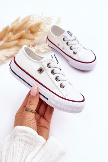 Scarpe per il tempo libero da bambino modello classico Big Star DD374160 colore bianco 2
