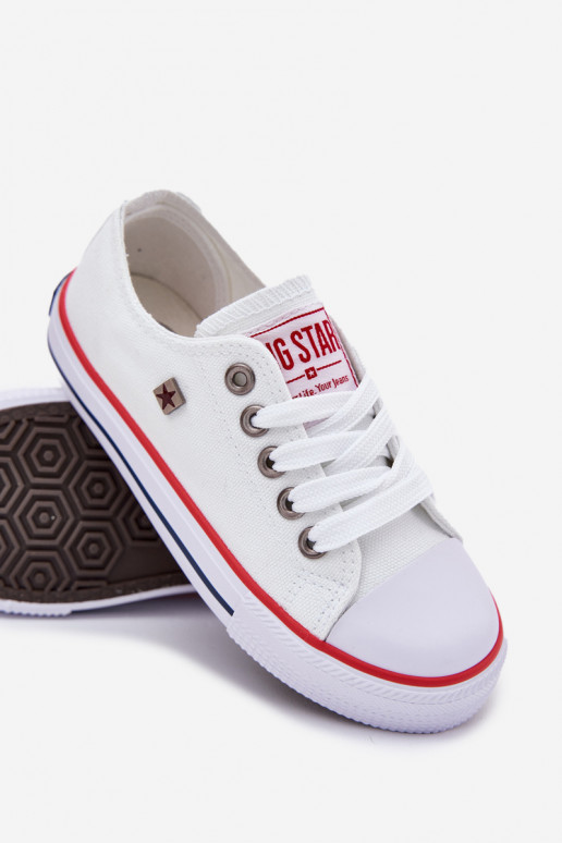 Scarpe per il tempo libero da bambino modello classico Big Star DD374160 colore bianco Scarpe per il tempo libero da bambino modello classico Big Star DD374160 colore bianco