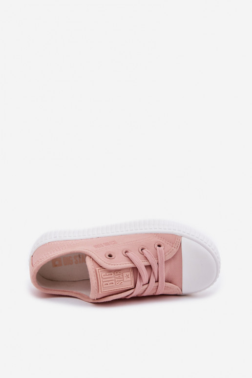 scarpe casual Infantile con lacci Big Star RR374011 colore rosa