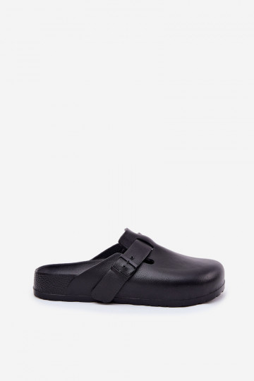 Zoccoli leggeri da uomo neri con fibbie, Big Star RR174A022 2