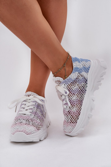 Scarpe sportive da donna di vari colori con gambale in pizzo, „Jelhiris" 2