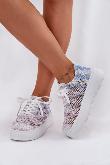 Scarpe modello sneakers Femminile con una piattaforma Z SzydełkoAą CholeAką Colori differenti Mirietto