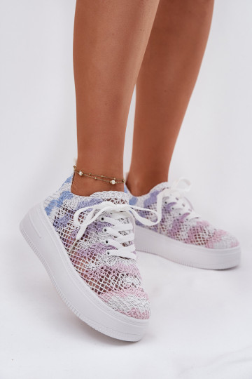 Scarpe modello sneakers Femminile con una piattaforma Z SzydełkoAą CholeAką Colori differenti Mirietto 2