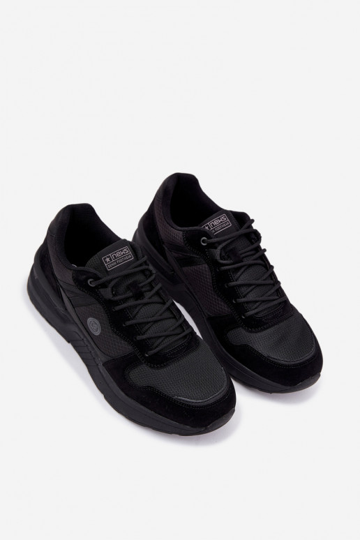 scarpe da ginnastica Scarpe modello sneakers Deveschio con una piattaforma colore nero Hanirin scarpe da ginnastica Scarpe modello sneakers Deveschio con una piattaforma colore nero Hanirin