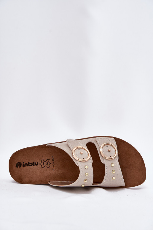 Comode pantofole da donna Inblu CP000054 beige