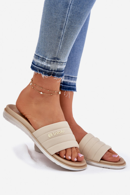 Pantofole da donna Inblu SF000003 beige Pantofole da donna Inblu SF000003 beige