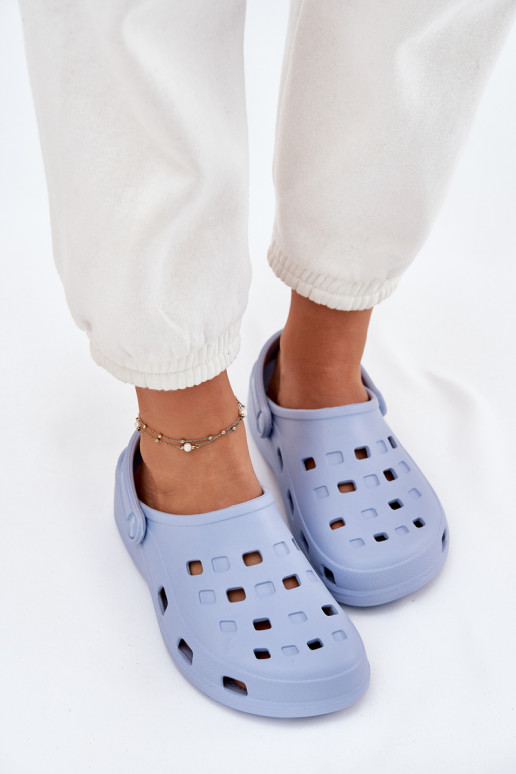 Pantofole da donna Pantofole leggere LEMIGO 806 colore blu