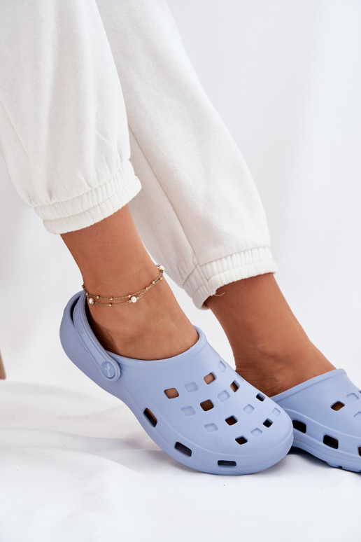 Pantofole da donna Pantofole leggere LEMIGO 806 colore blu