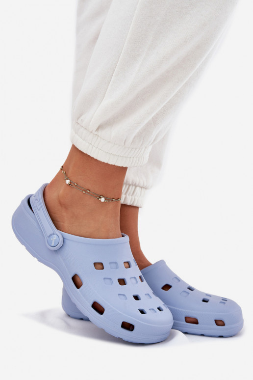 Pantofole da donna Pantofole leggere LEMIGO 806 colore blu