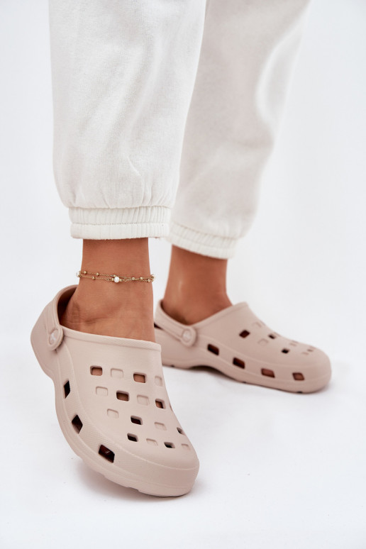 Pantofole da donna Pantofole leggere LEMIGO 806 beige