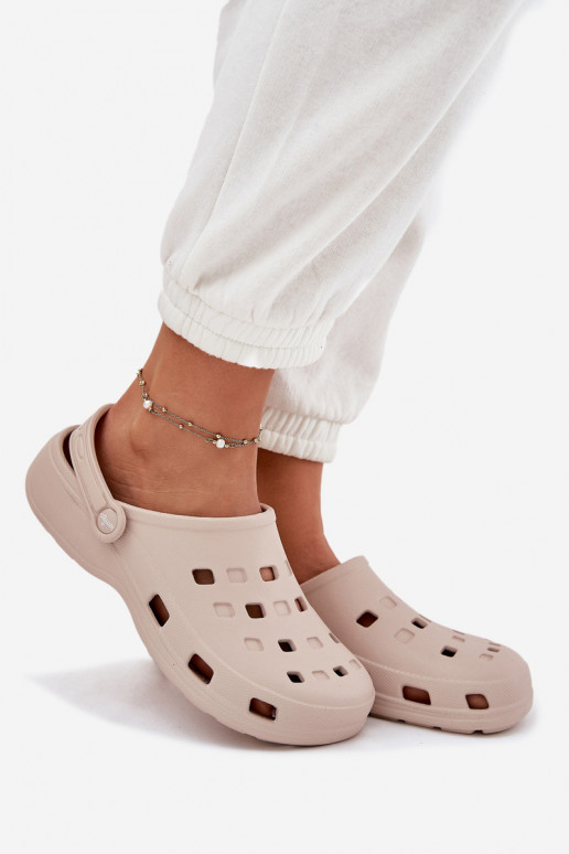 Pantofole da donna Pantofole leggere LEMIGO 806 beige