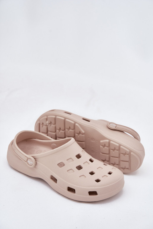 Pantofole da donna Pantofole leggere LEMIGO 806 beige