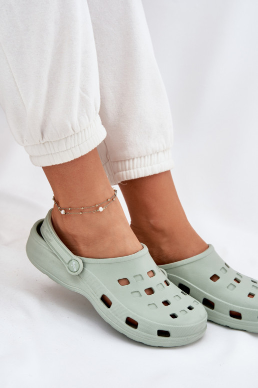 Pantofole da donna Pantofole leggere LEMIGO 806 colore menta