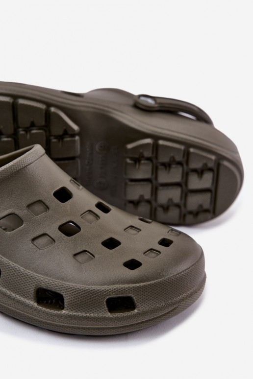 Pantofole Deveschio Pantofole leggere LEMIGO 807 colore verde