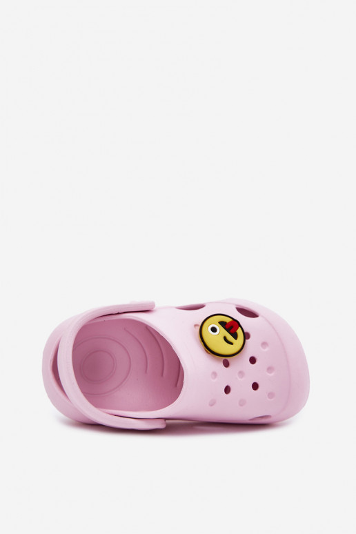 Pantofole Infantile Pantofole leggere Z Przypinką LEMIGOSE 880 colore rosa