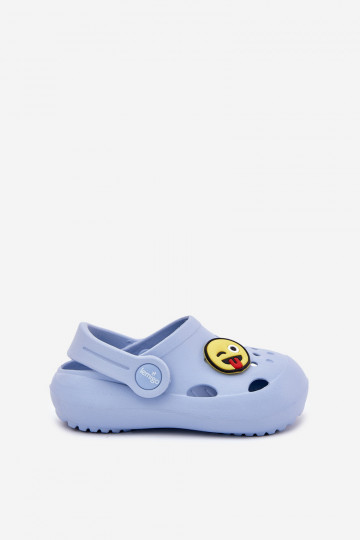 Ciabatte leggere per bambini con fibbia LEMIGOSE 880 colore blu 2