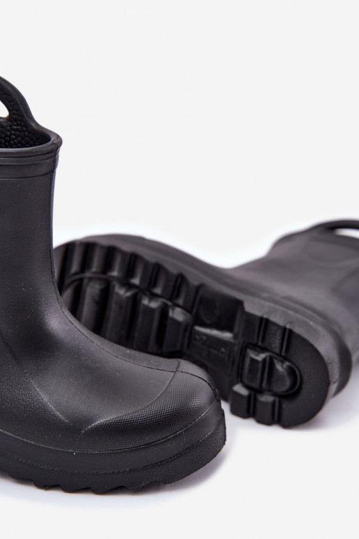 Infantile Stivali di gomma LEMIGO DOGGY 735 colore nero