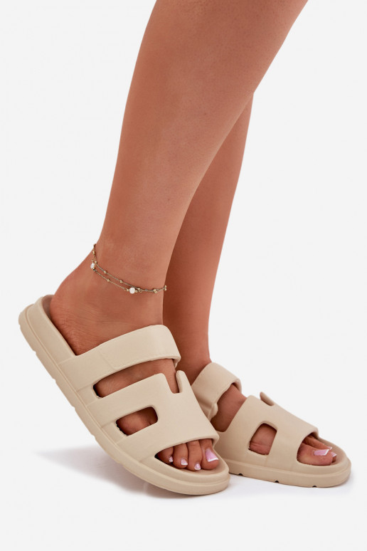 Pantofole leggere Pantofole da donna beige Dimelle Pantofole leggere Pantofole da donna beige Dimelle