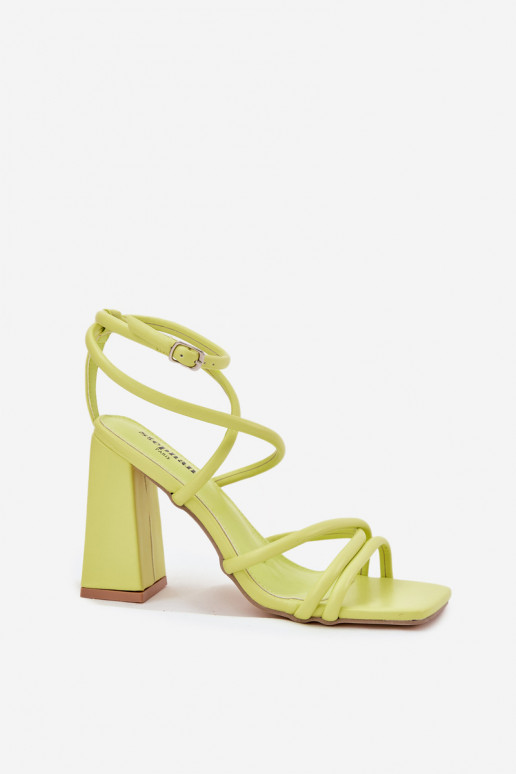 Sandali con tacco alto da donna con strisce Calcare Ciarilora