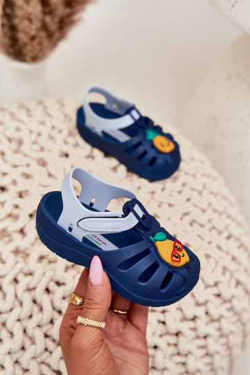 Sandali per bambini con chiusure adesive Ipanema Summer XIV Baby 83615 blu scuro