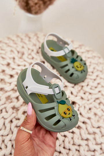 sandali Infantile con chiusure adesive OAoce 83615 Ipanema Summer XIV Baby colore verde