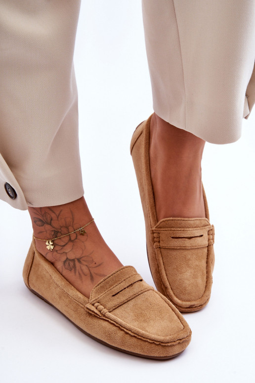 Mocassini eleganti in camoscio colore marrone Lenvie