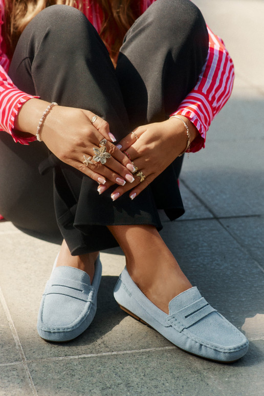 Mocassini in pelle scamosciata Big...