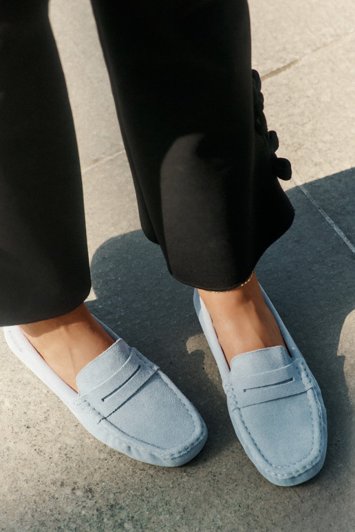 Mocassini in pelle scamosciata Big...