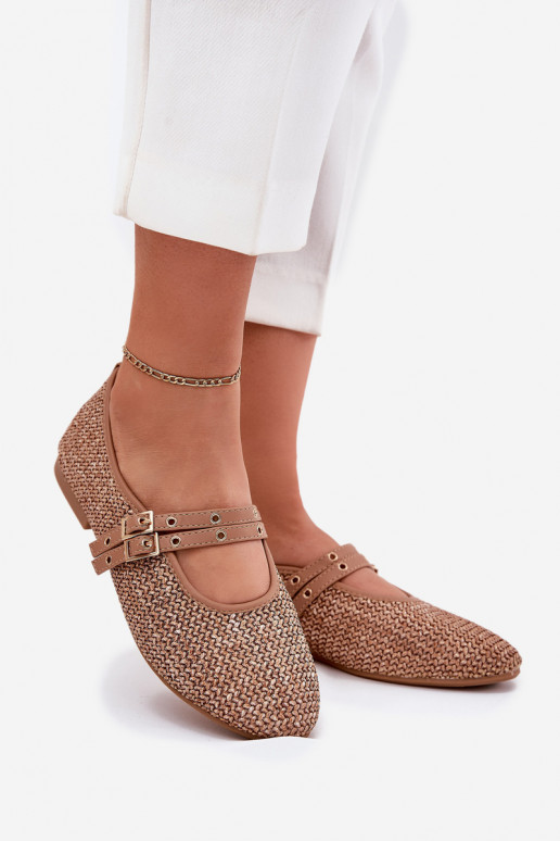 Ballerine Con treccia I Paskami colore kaki Partheda