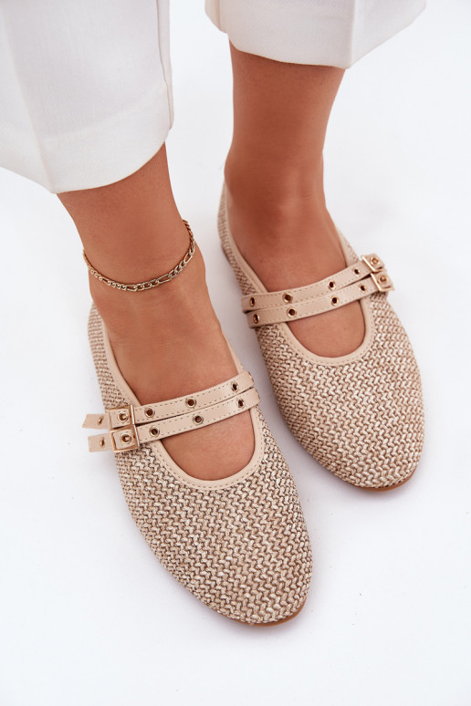 Ballerine Con treccia I Paskami beige Partheda