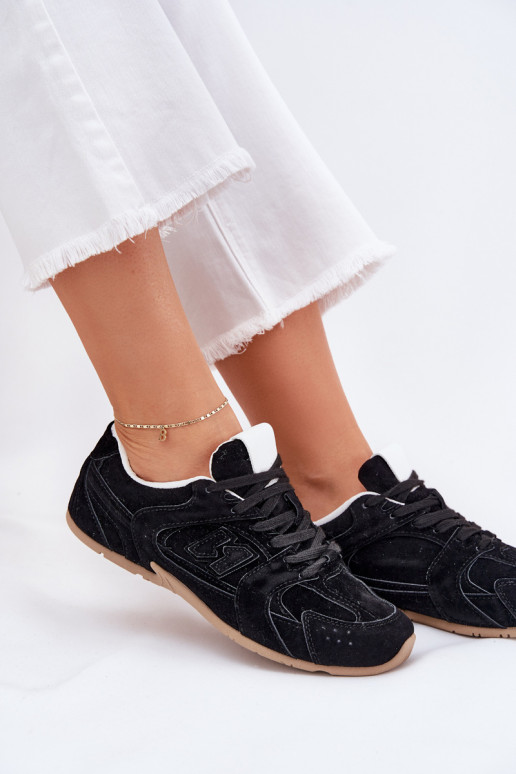 scarpe da ginnastica Femminile Z in ecopelle scamosciatau colore nero Dorella