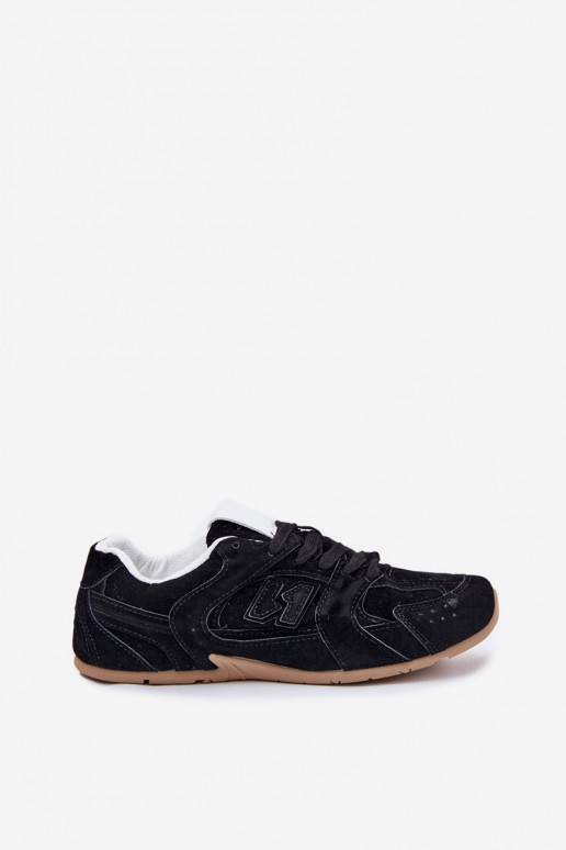 scarpe da ginnastica Femminile Z in ecopelle scamosciatau colore nero Dorella