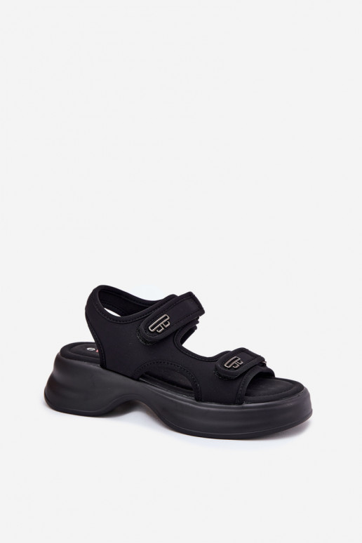 Sandali da donna Ze colore doratomi Detalami colore nero Luvira