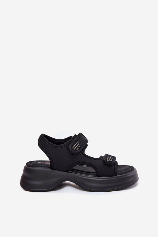 Sandali da donna Ze colore doratomi Detalami colore nero Luvira