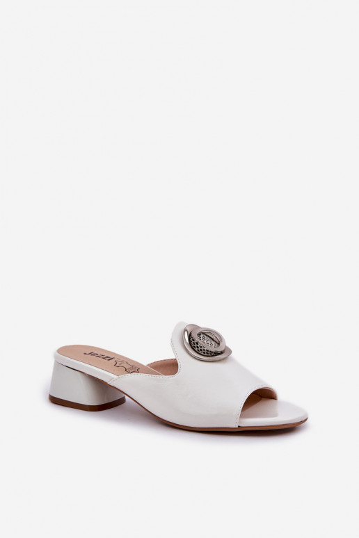 Ciabatte eleganti bianche da donna a... Ciabatte eleganti bianche da donna a...