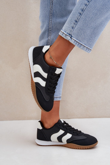 Scarpe da ginnastica classiche Femminile in ecopelle colore nero Deveretina 2