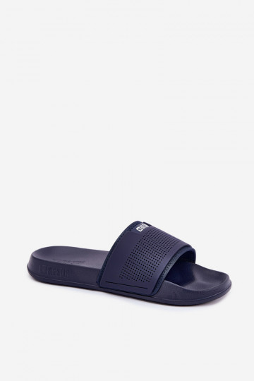 Ciabatte da uomo leggere Big Star NN174696 blu scuro