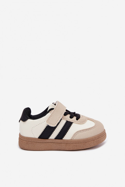 scarpe da ginnastica Scarpe modello sneakers Infantile con chiusure adesive beige Adelina