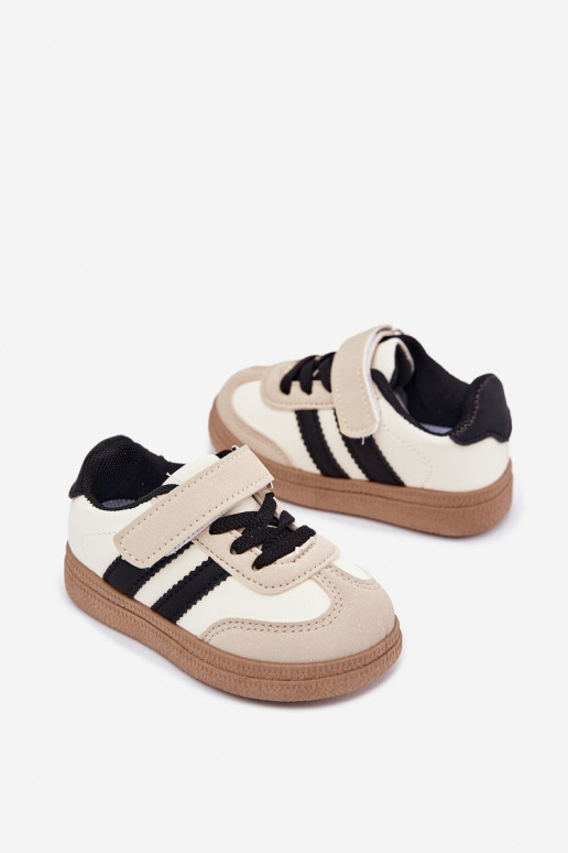 scarpe da ginnastica Scarpe modello sneakers Infantile con chiusure adesive beige Adelina
