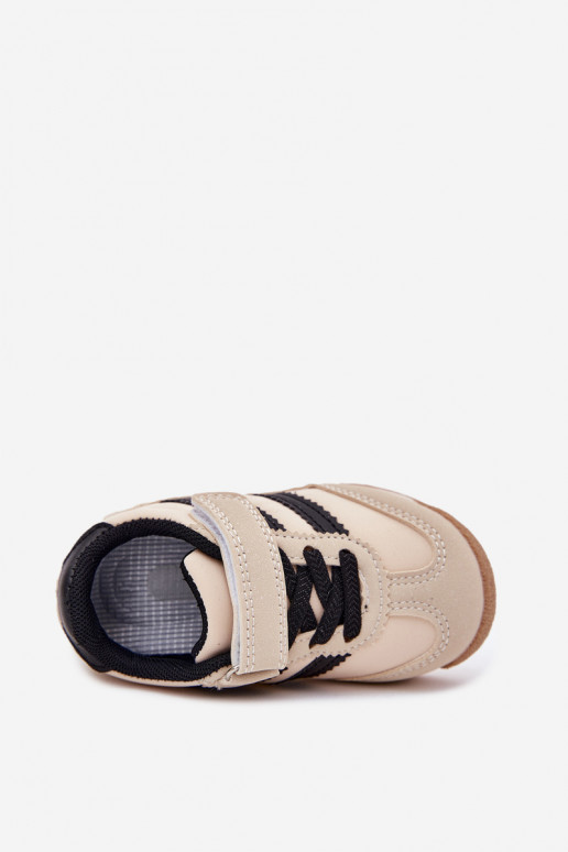 Scarpe da ginnastica per bambini scarpe da ginnastica con chiusure adesive beige Viona