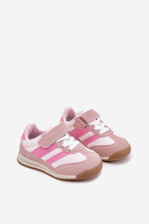 Scarpe da ginnastica per bambini scarpe da ginnastica con chiusure adesive colore rosa Viona