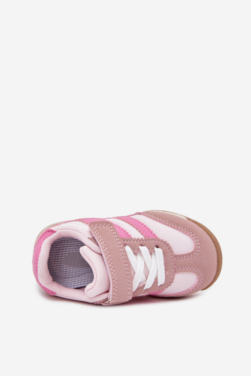 Scarpe da ginnastica per bambini scarpe da ginnastica con chiusure adesive colore rosa Viona