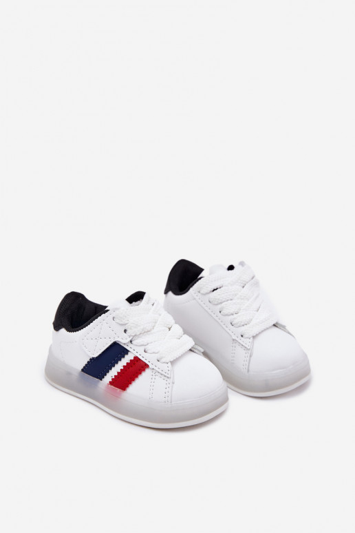 scarpe da ginnastica Scarpe modello sneakers Infantile con una suola luminosa Bianco-colore nero Arielle