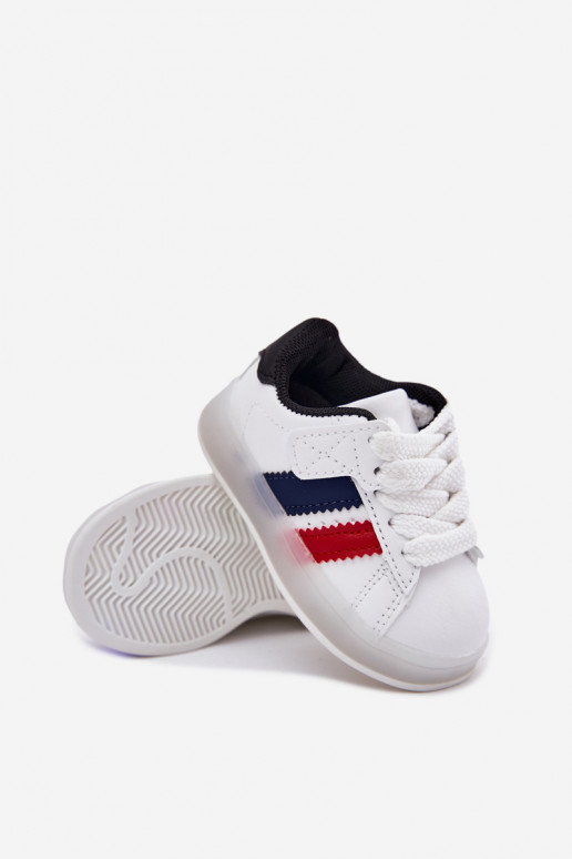 scarpe da ginnastica Scarpe modello sneakers Infantile con una suola luminosa Bianco-colore nero Arielle