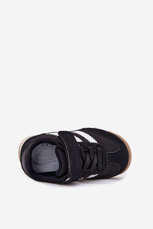 Scarpe da ginnastica per bambini scarpe da ginnastica con chiusure adesive colore nero Viona