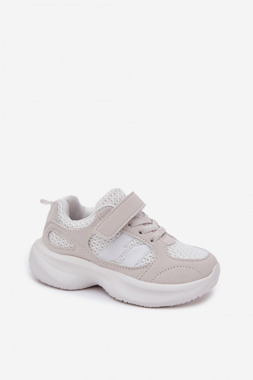 scarpe da ginnastica Scarpe modello sneakers Infantile con chiusure adesive Colore bianco Selinea